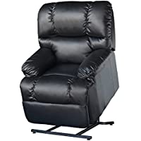 Deluxe - Sillón Relax Masaje Elevador Levanta Personas Reclinable Eléctrico - Calor Lumbar - para Personas Mayores O…